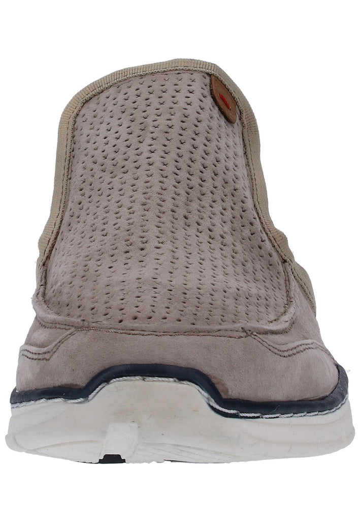 Mustang Slipper Leder Taupe - surf4shoes