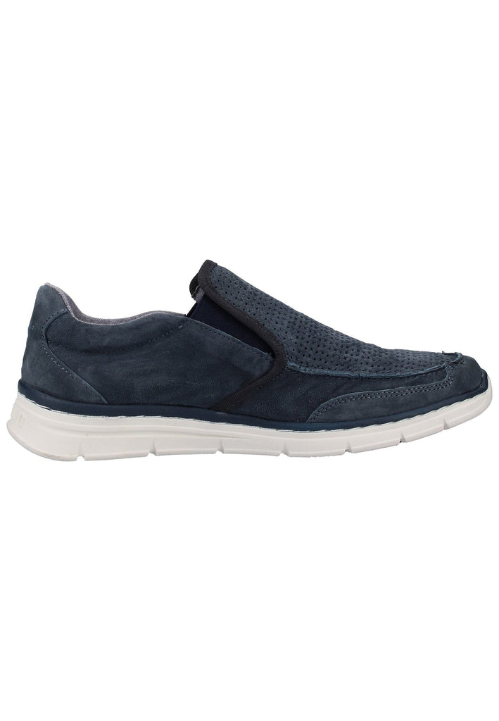 Mustang Slipper Leder Dunkelblau - surf4shoes