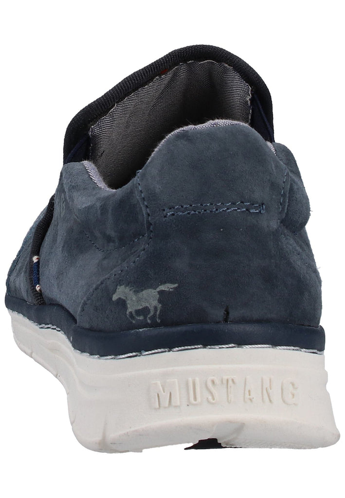 Mustang Slipper Leder Dunkelblau - surf4shoes