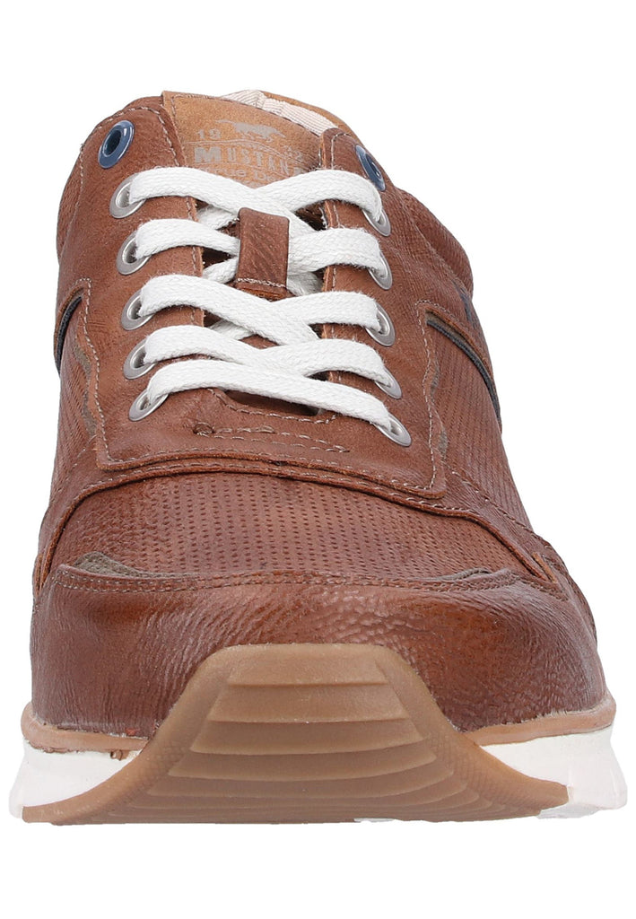 Mustang Sneaker Lederimitat Kastanie - surf4shoes