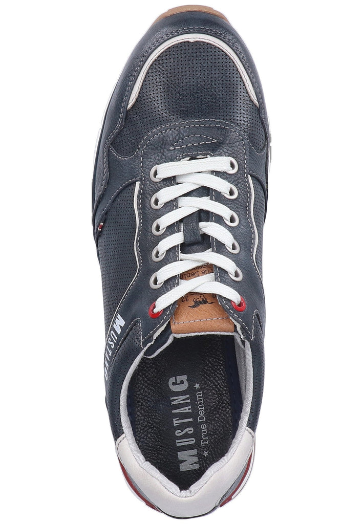 Mustang Sneaker Lederimitat Navy - surf4shoes