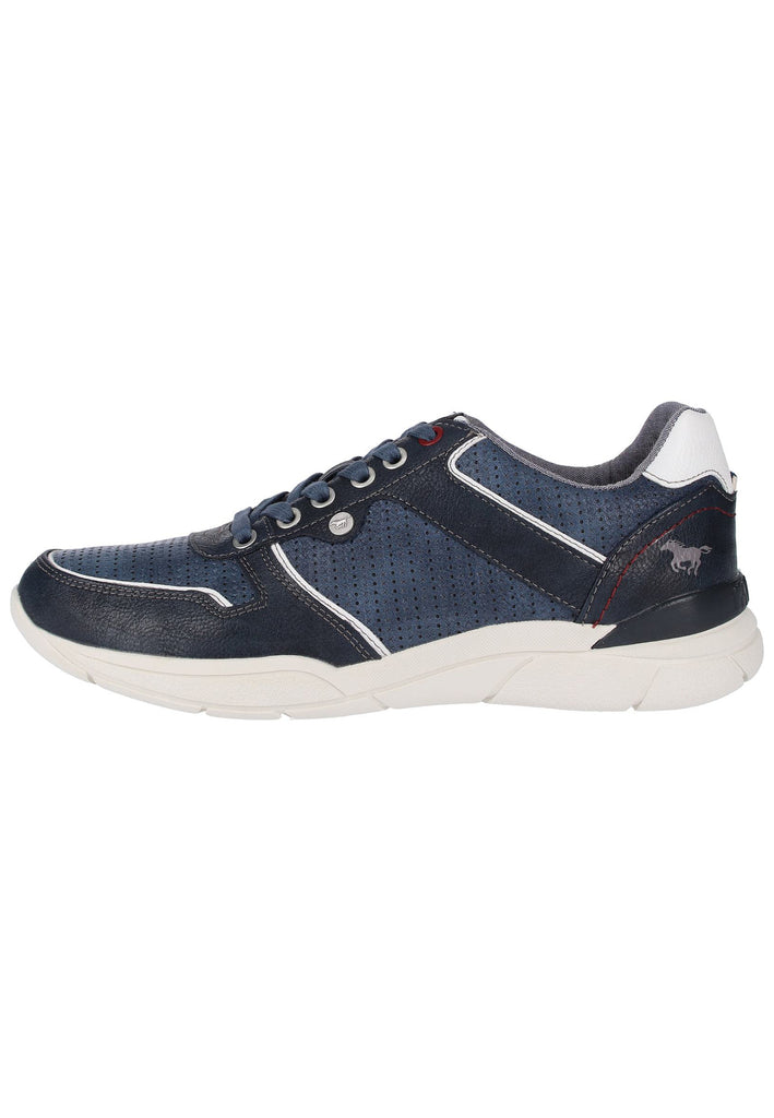Mustang Sneaker Lederimitat Navy - surf4shoes