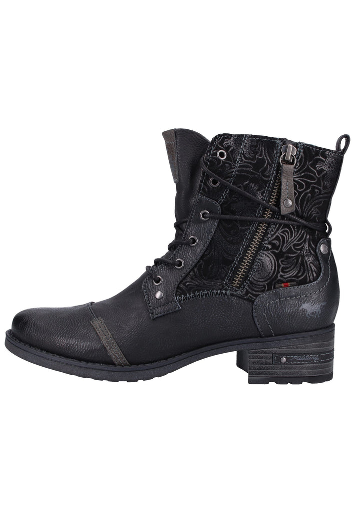Mustang Stiefelette Lederimitat Graphit - surf4shoes