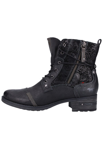 Mustang Stiefelette Lederimitat Graphit - surf4shoes