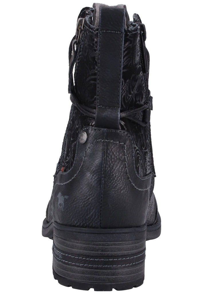 Mustang Stiefelette Lederimitat Graphit - surf4shoes