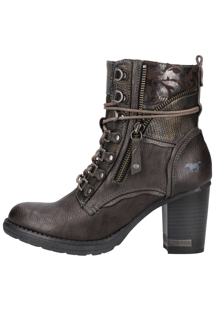 Mustang Stiefelette Lederimitat Mokka - surf4shoes