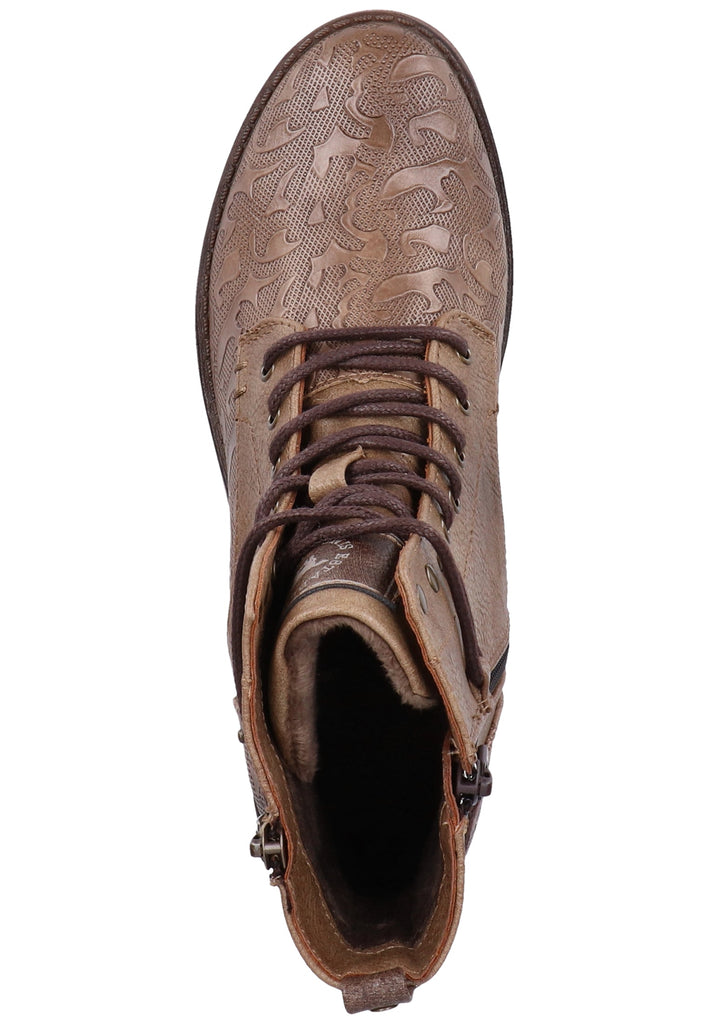 Mustang Stiefelette Lederimitat Braun - surf4shoes