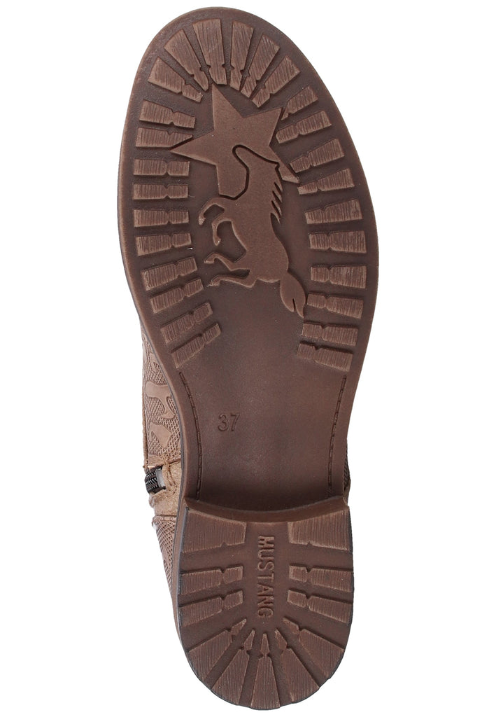 Mustang Stiefelette Lederimitat Braun - surf4shoes
