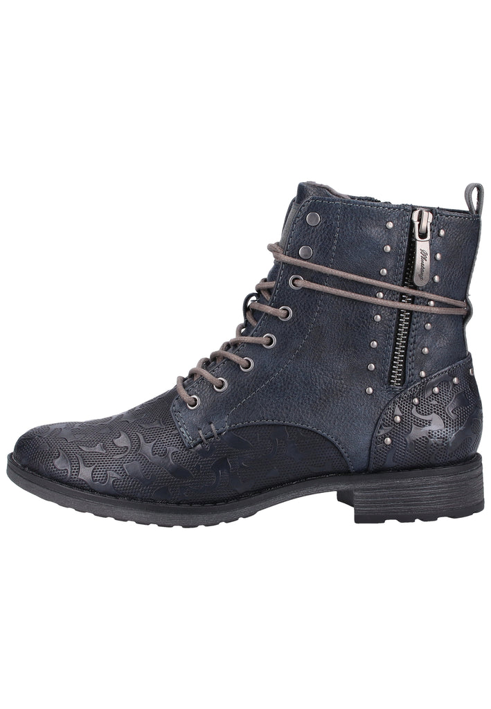 Mustang Stiefelette Lederimitat Navy - surf4shoes
