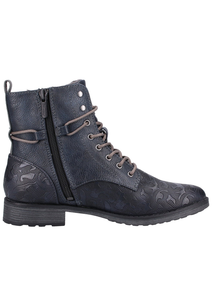 Mustang Stiefelette Lederimitat Navy - surf4shoes