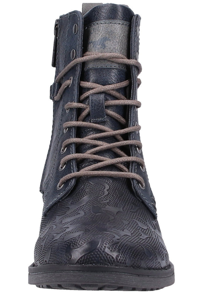 Mustang Stiefelette Lederimitat Navy - surf4shoes