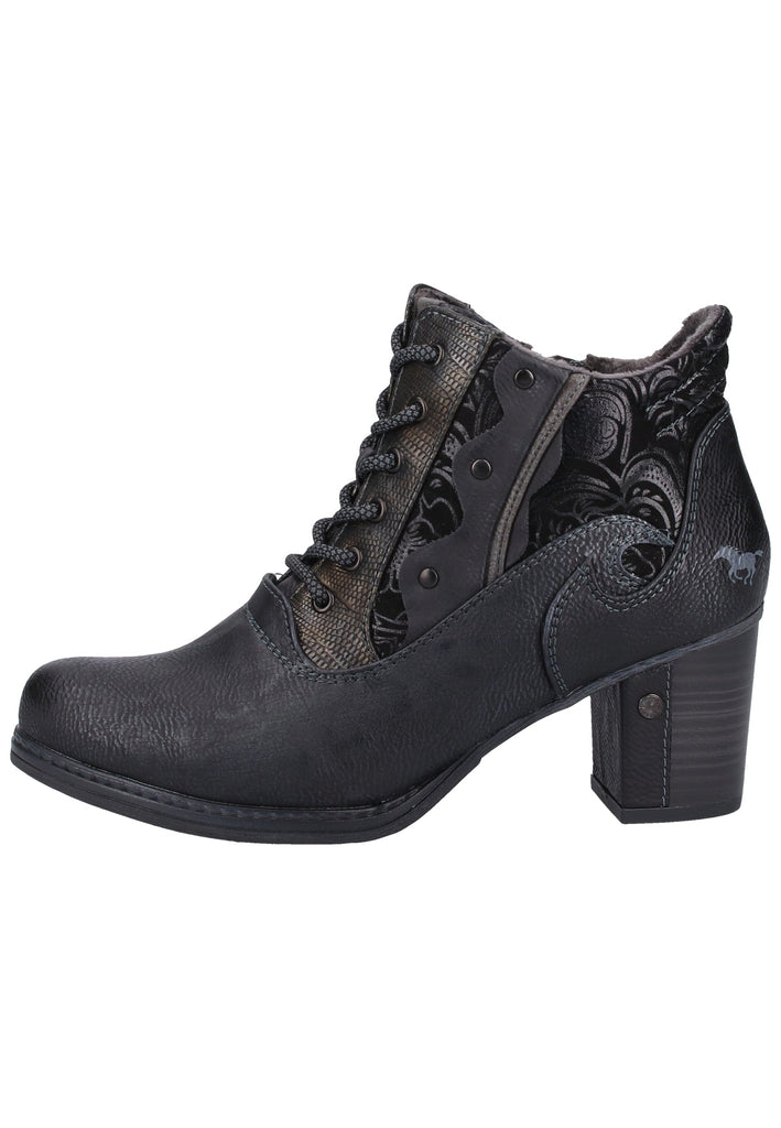 Mustang Stiefelette Lederimitat Graphit - surf4shoes