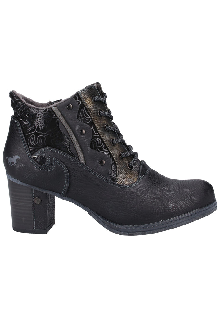 Mustang Stiefelette Lederimitat Graphit - surf4shoes