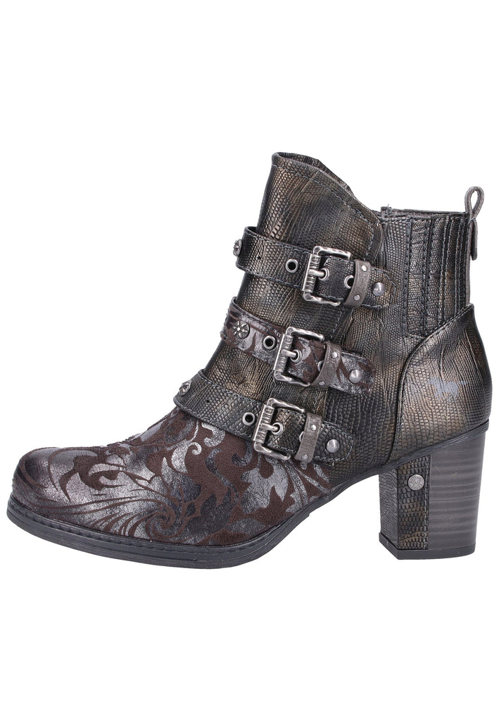 Mustang Stiefelette Lederimitat Graphit - surf4shoes