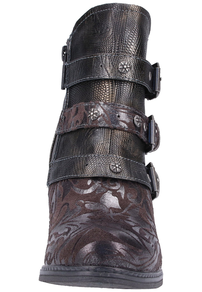 Mustang Stiefelette Lederimitat Graphit - surf4shoes