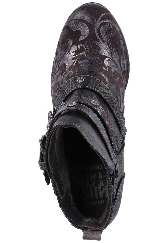 Mustang Stiefelette Lederimitat Graphit - surf4shoes