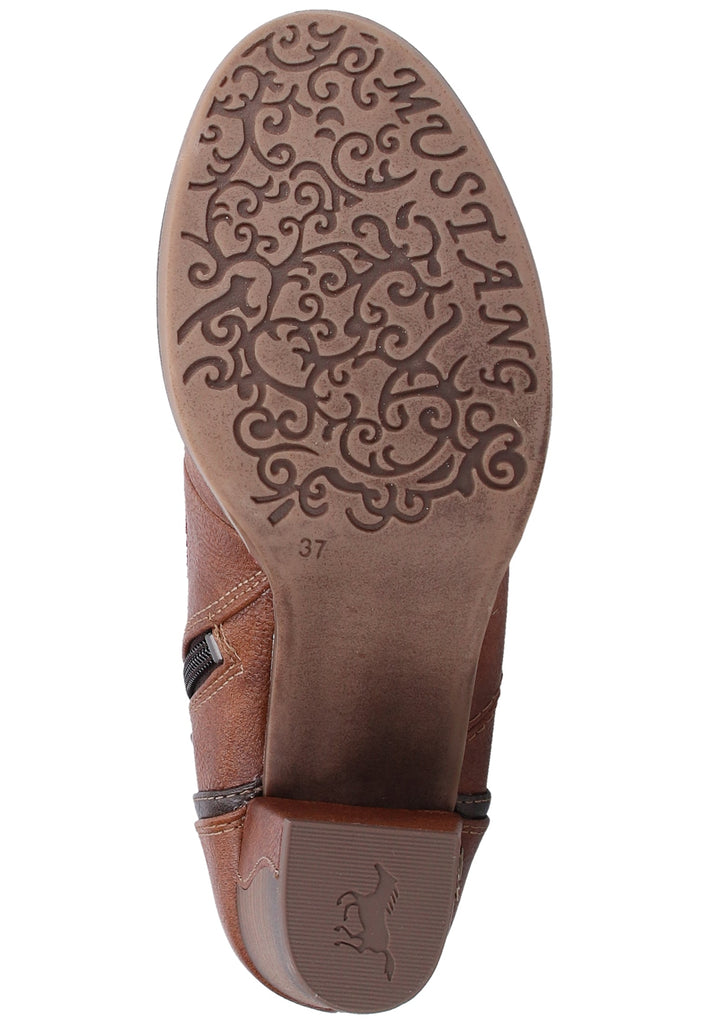 Mustang Stiefelette Lederimitat Braun - surf4shoes
