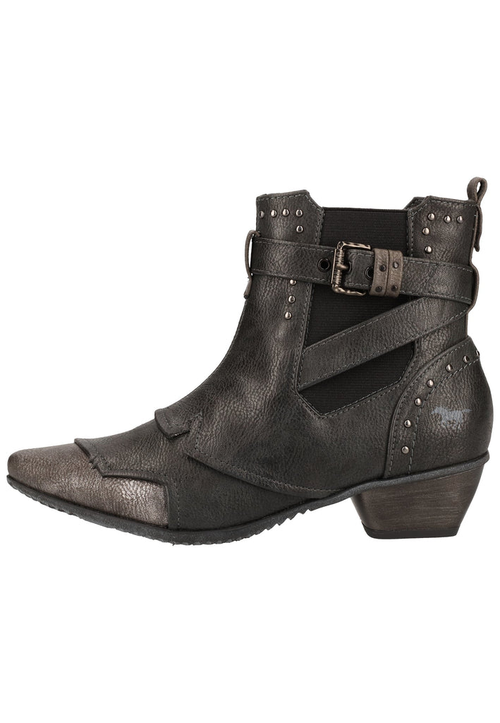 Mustang Stiefelette Lederimitat Graphit - surf4shoes