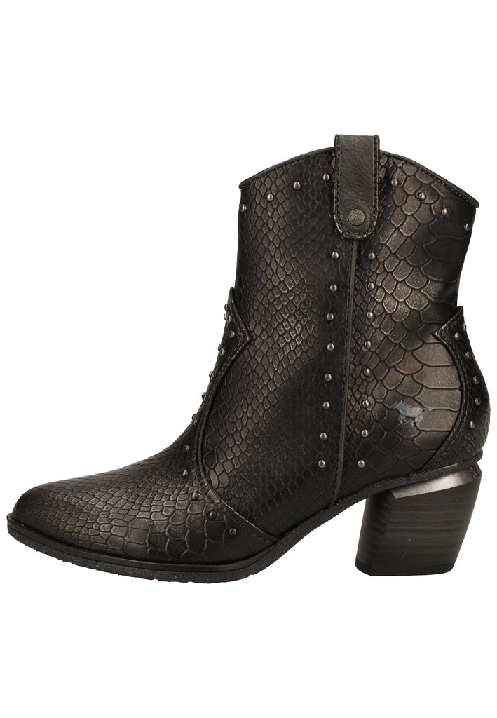 Mustang Stiefelette Lederimitat Graphit Warmfutter - surf4shoes