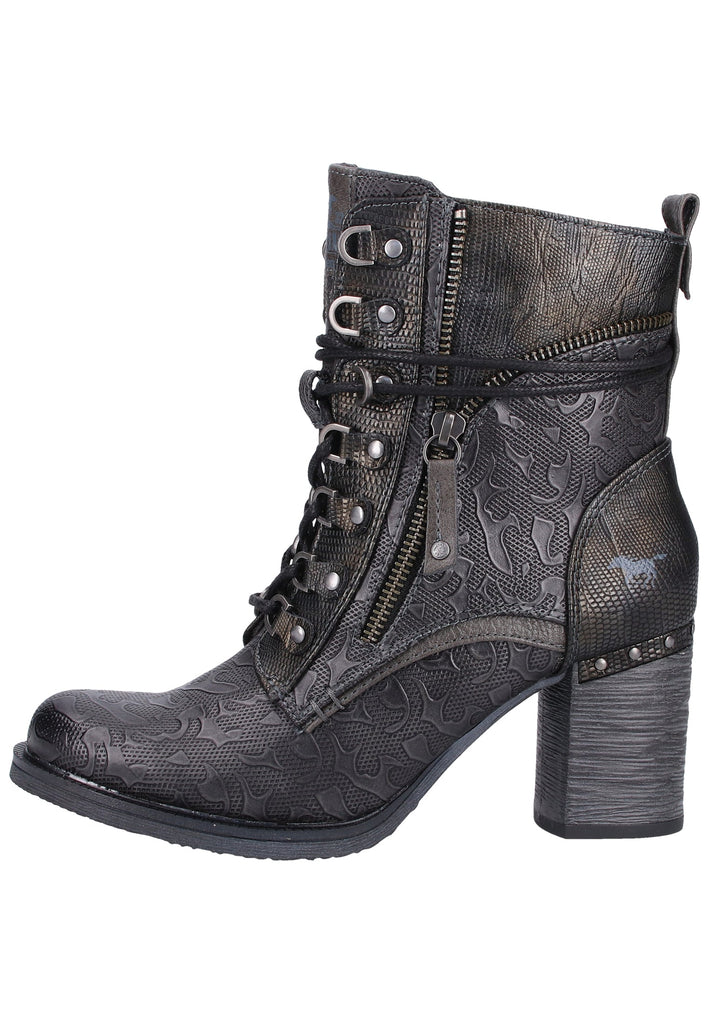 Mustang Stiefelette Lederimitat Graphit Warmfutter - surf4shoes