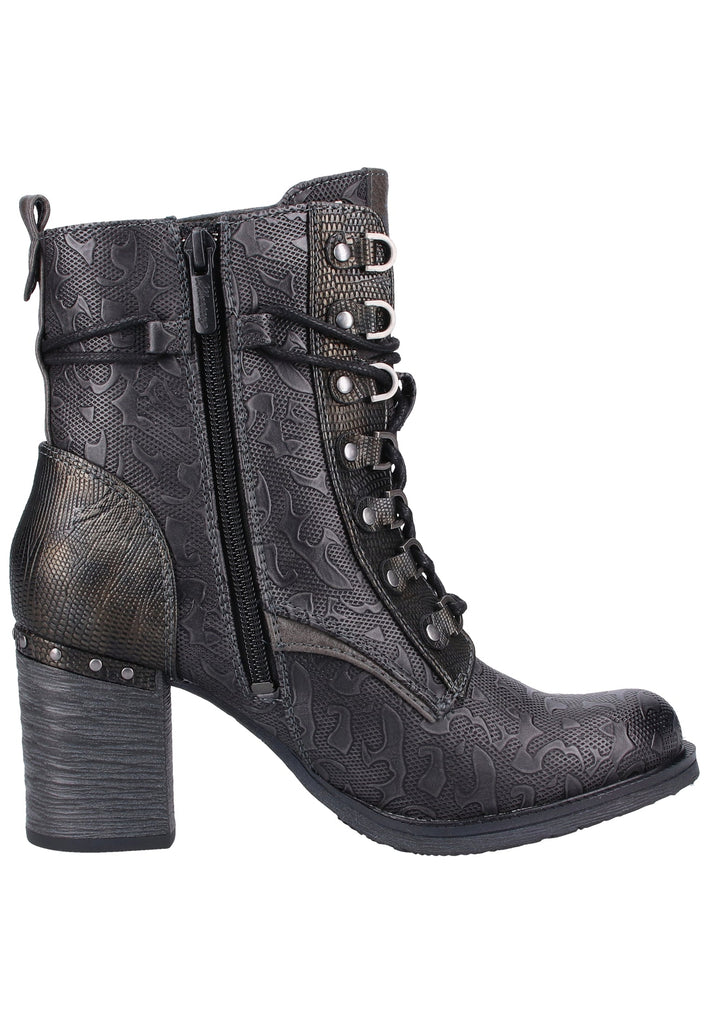 Mustang Stiefelette Lederimitat Graphit Warmfutter - surf4shoes