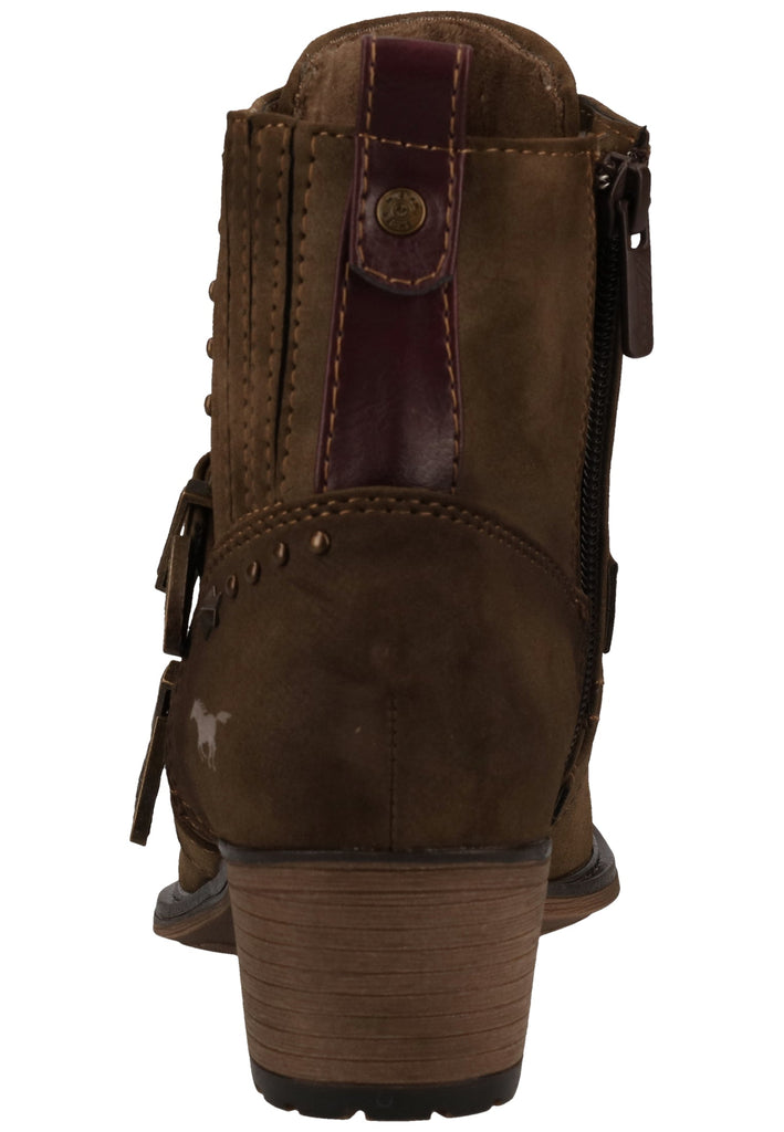 Mustang Stiefelette Lederimitat Cigar - surf4shoes