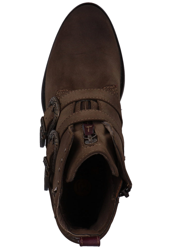 Mustang Stiefelette Lederimitat Cigar - surf4shoes