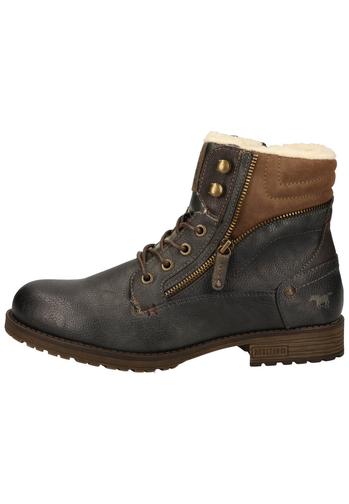 Mustang Stiefelette Lederimitat Graphit - surf4shoes