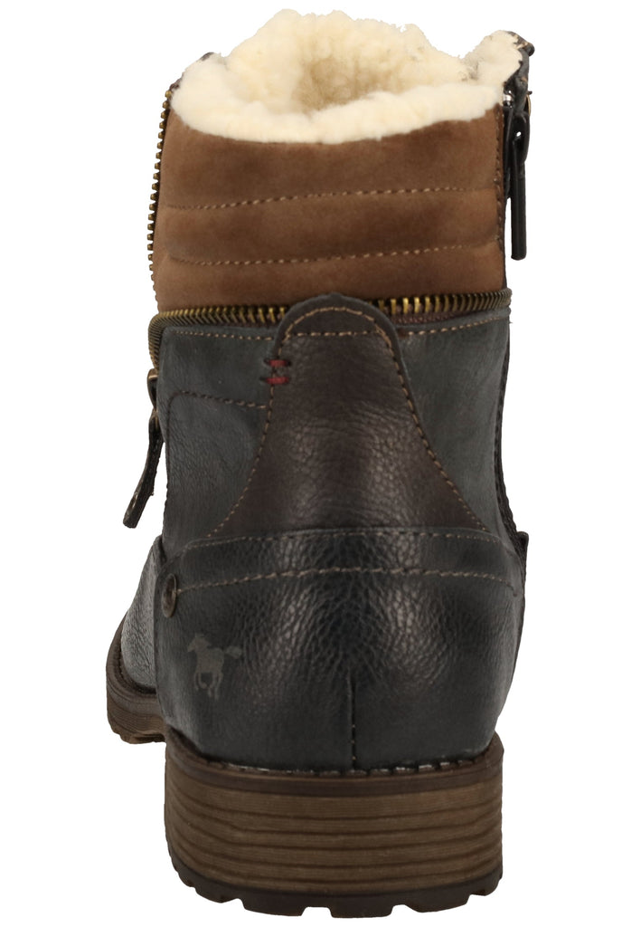 Mustang Stiefelette Lederimitat Graphit - surf4shoes