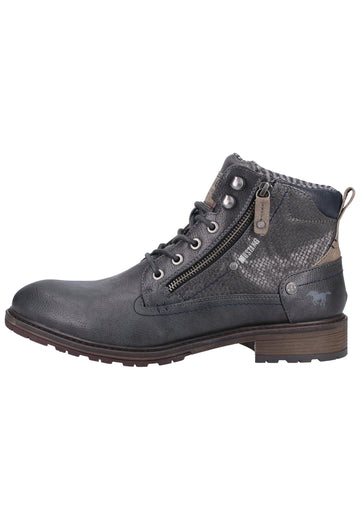 Mustang Stiefelette Lederimitat Graphit - surf4shoes