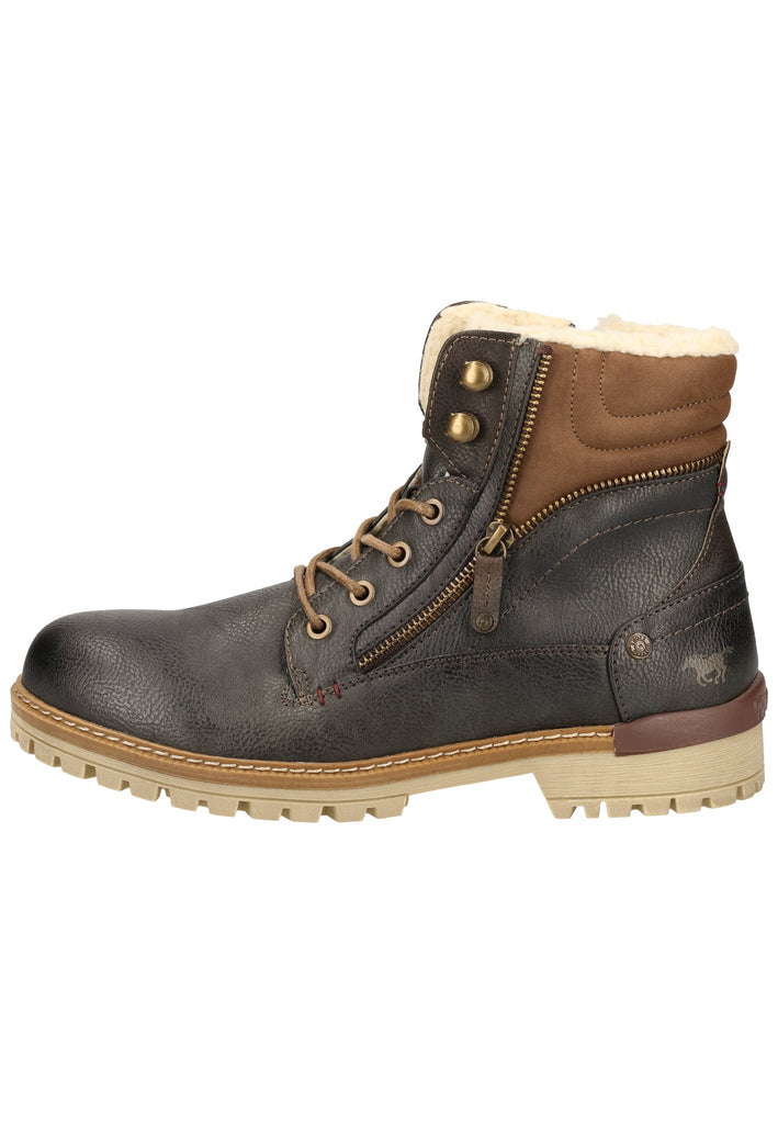 Mustang Stiefelette Lederimitat Graphit - surf4shoes