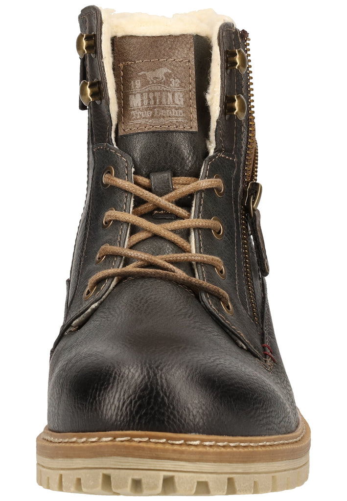Mustang Stiefelette Lederimitat Graphit - surf4shoes