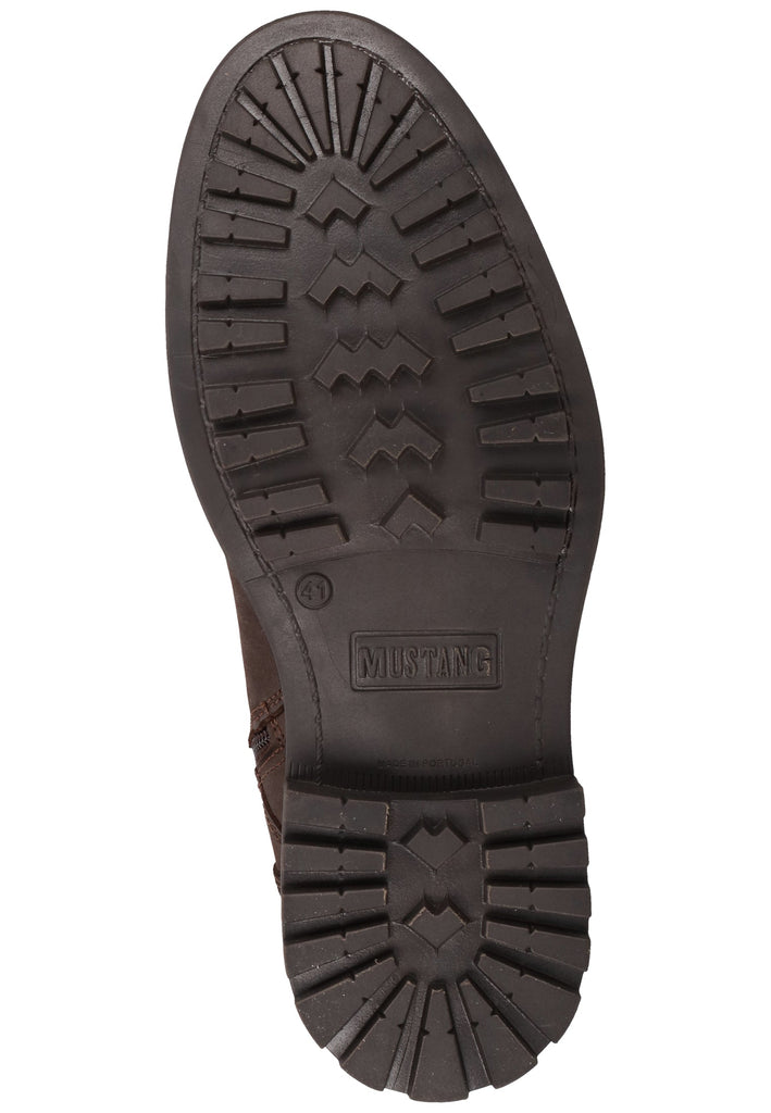 Mustang Stiefelette Leder Dunkelbraun - surf4shoes