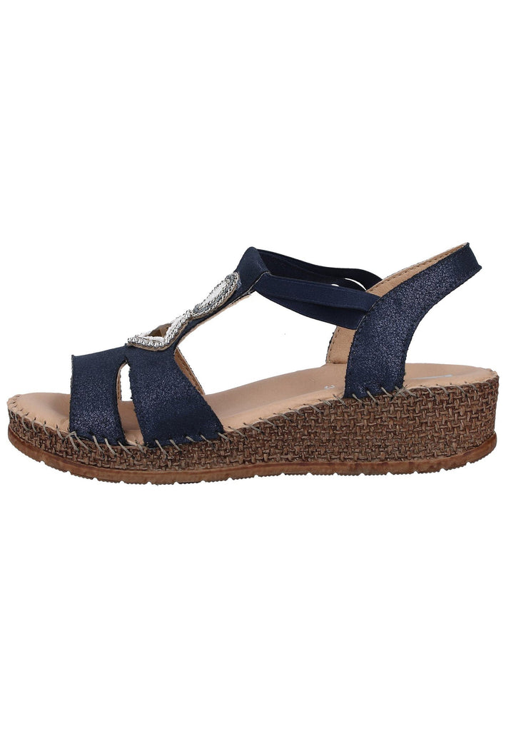 Jenny Sandalen Lederimitat Blau - surf4shoes