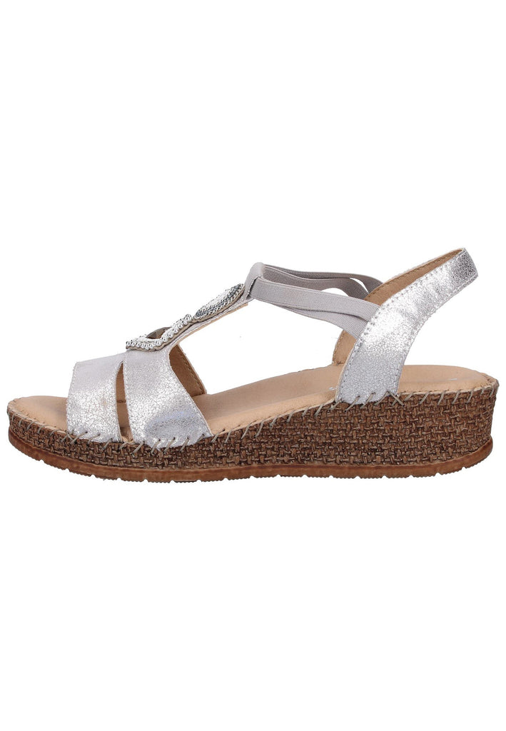 Jenny Sandalen Lederimitat Grau - surf4shoes