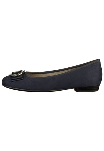 Jenny Ballerinas Lederimitat Blau - surf4shoes