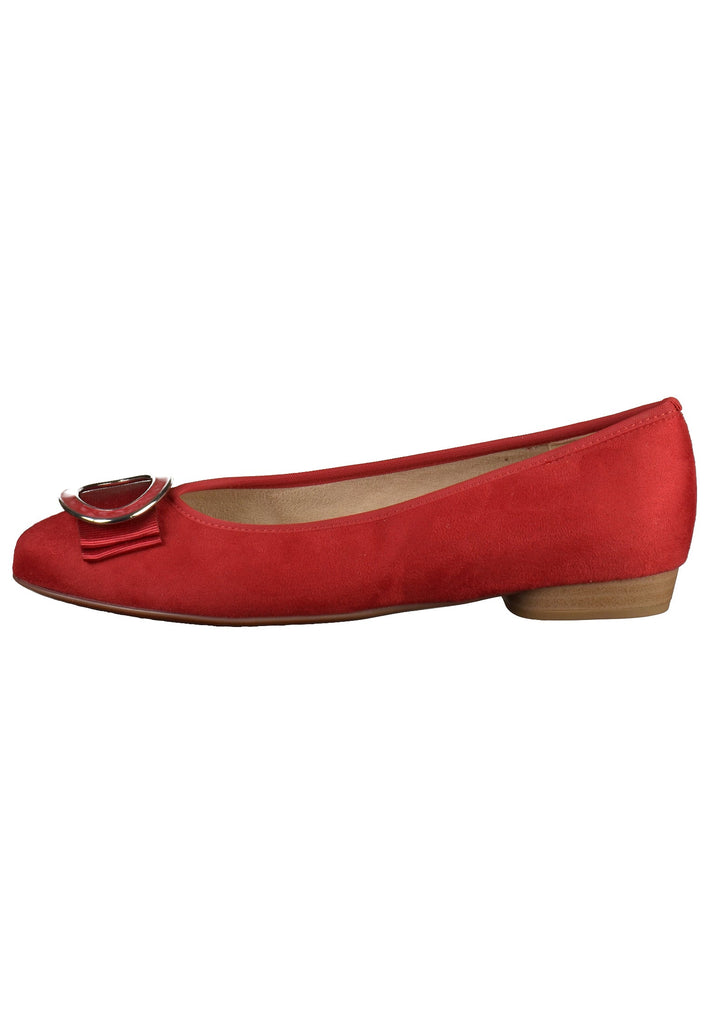 Jenny Ballerinas Lederimitat Rot - surf4shoes