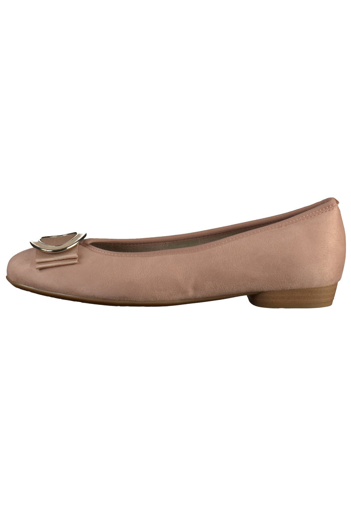 Jenny Ballerinas Lederimitat Puder - surf4shoes