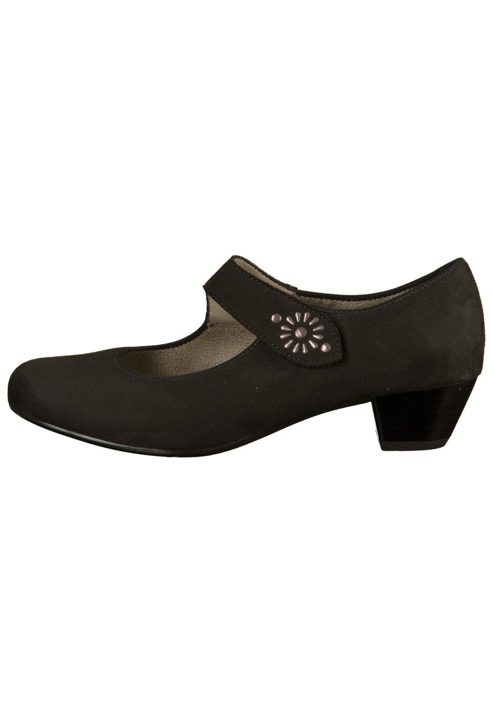 Jenny Pumps Lederimitat Schwarz - surf4shoes