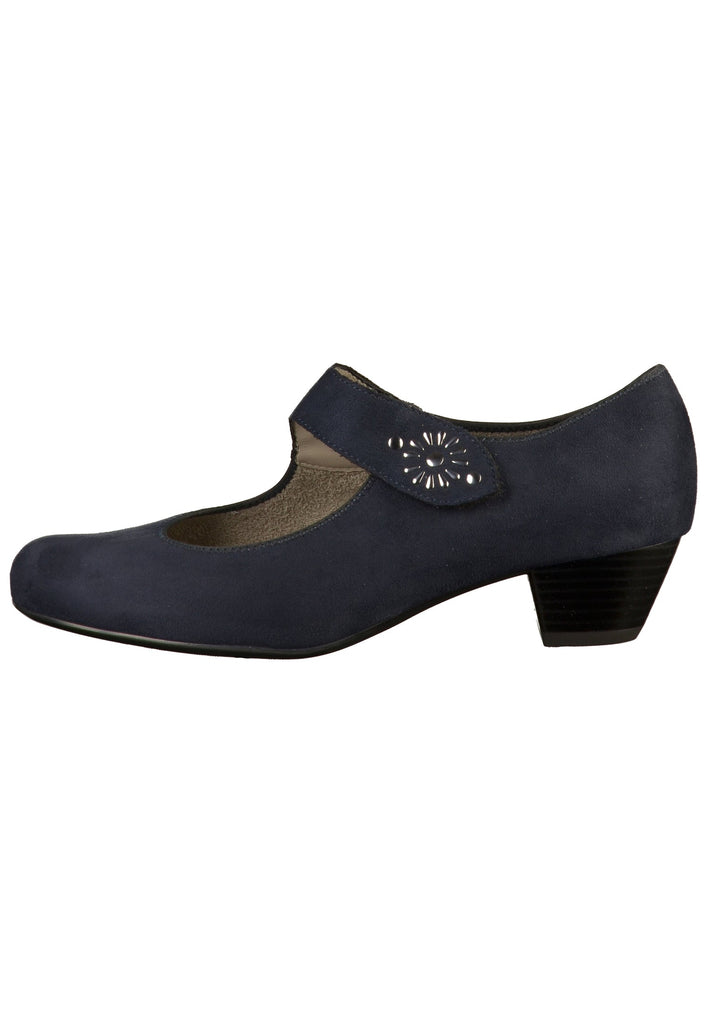 Jenny Pumps Lederimitat Blau - surf4shoes