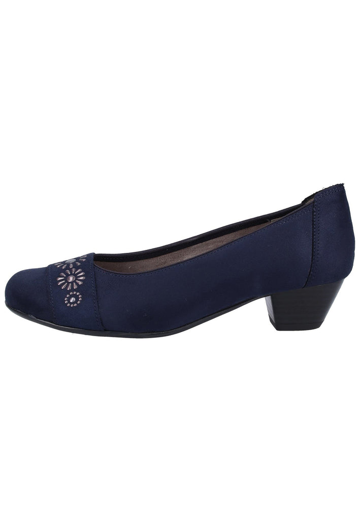 Jenny Pumps Lederimitat Blau - surf4shoes