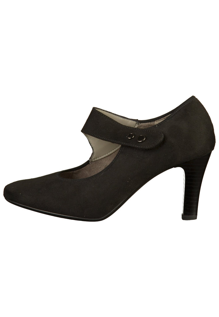Jenny Pumps Lederimitat Schwarz - surf4shoes