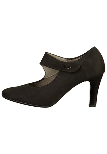 Jenny Pumps Lederimitat Schwarz - surf4shoes