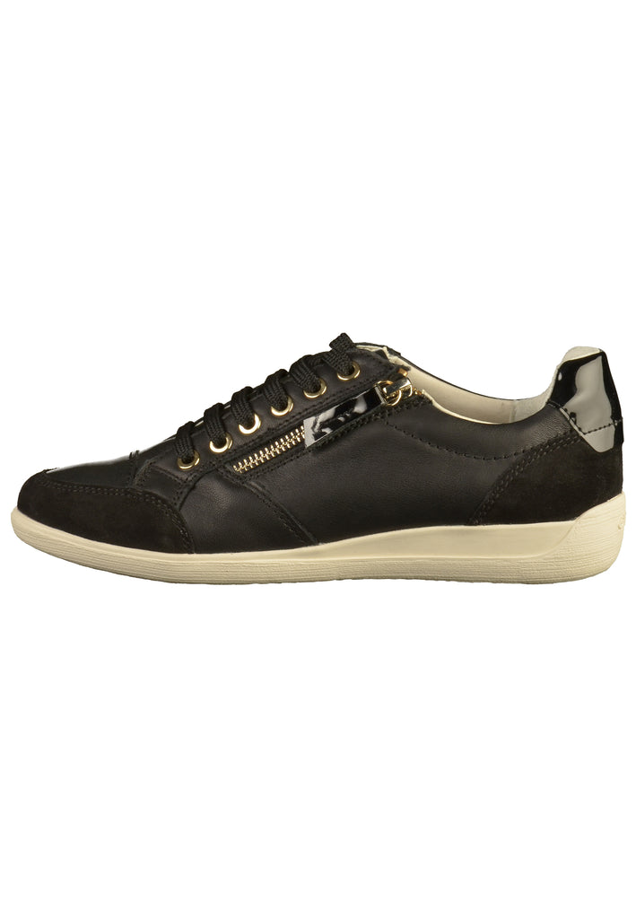 Geox Sneaker Leder Schwarz - surf4shoes