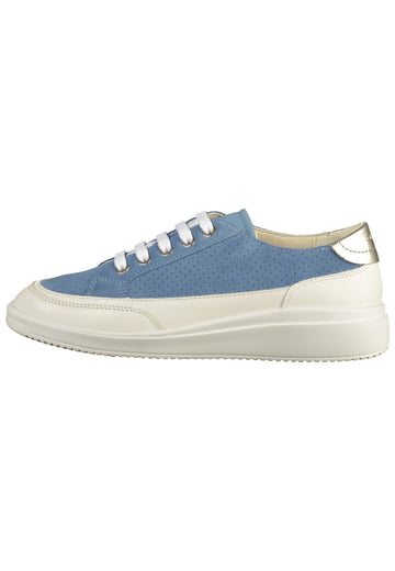Geox Sneaker Leder Blau - surf4shoes