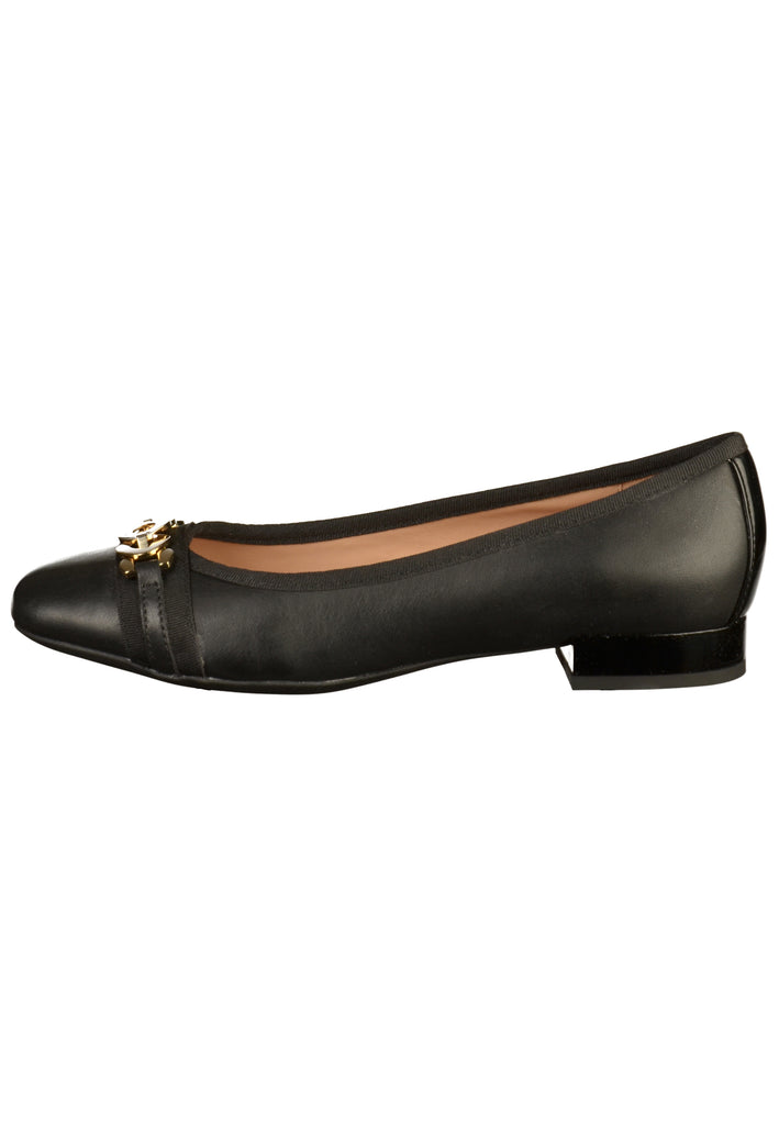 Geox Ballerinas Leder Schwarz - surf4shoes