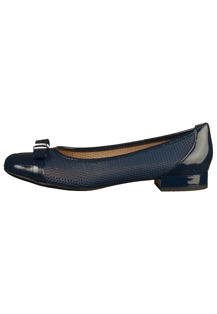 Geox Ballerinas Lederimitat Blau - surf4shoes