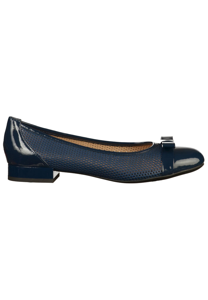 Geox Ballerinas Lederimitat Blau - surf4shoes