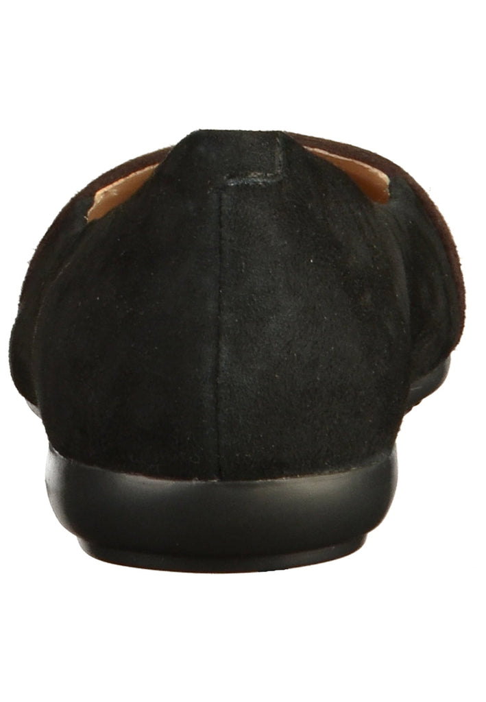 Geox Ballerinas Veloursleder Schwarz/Bordeaux - surf4shoes