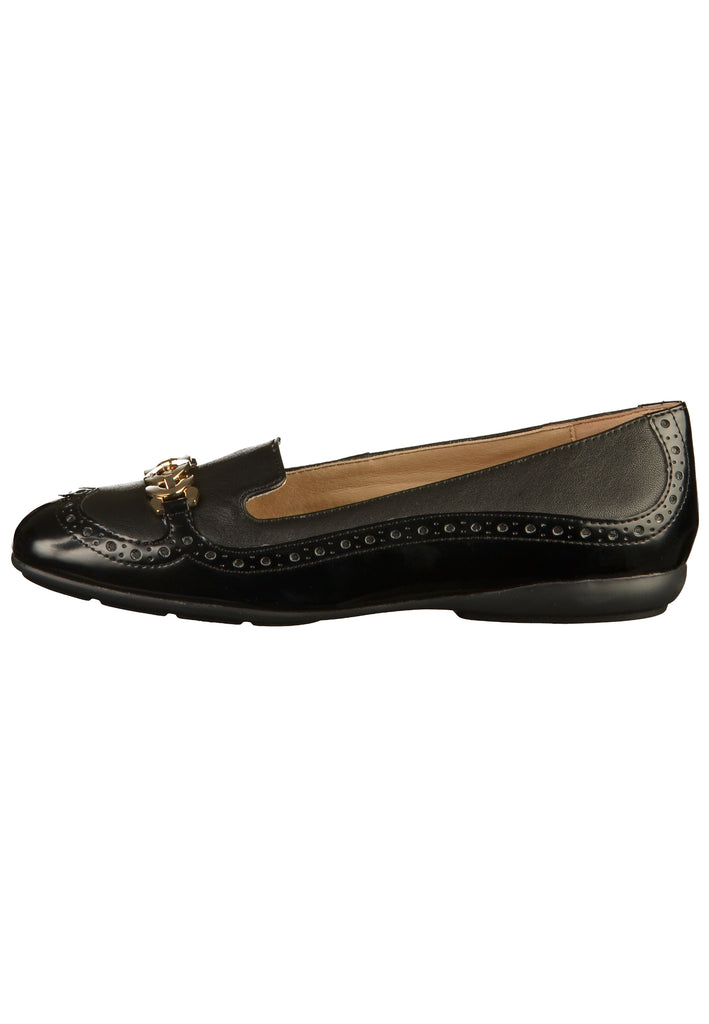 Geox Ballerinas Nappaleder Schwarz - surf4shoes